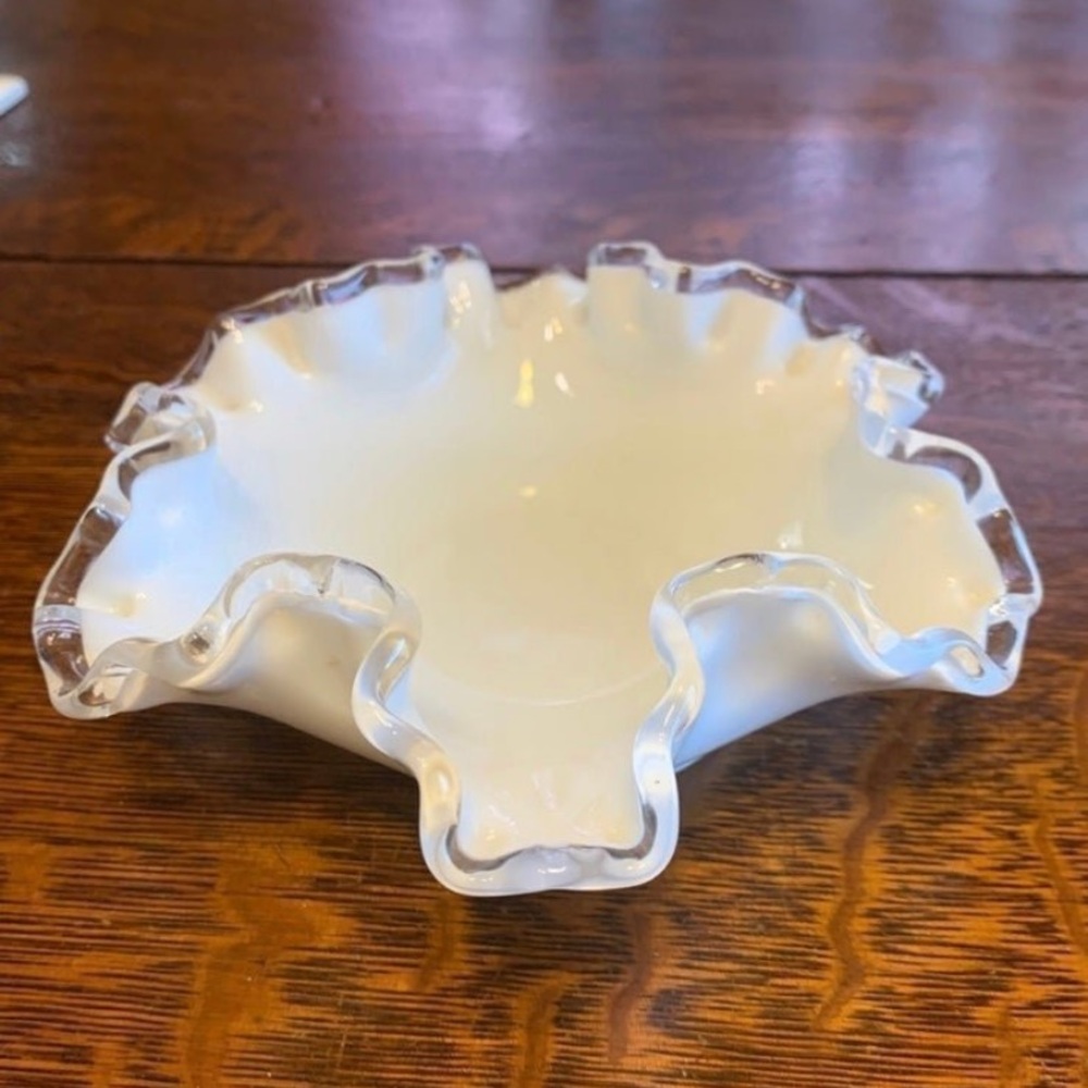 Vintage Fenton Silvercrest Candy Dish